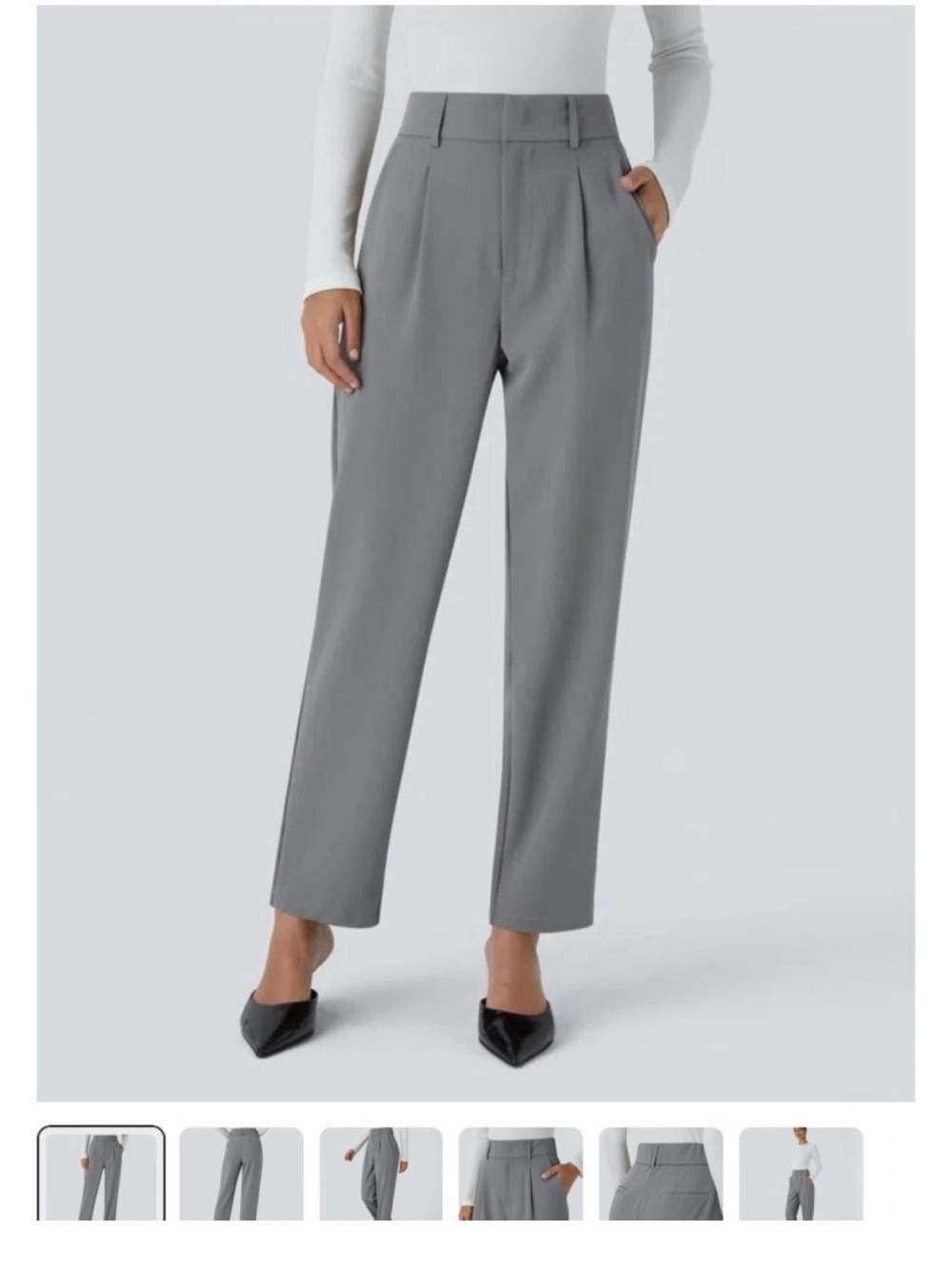 Halara High-waisted tapered work pant
